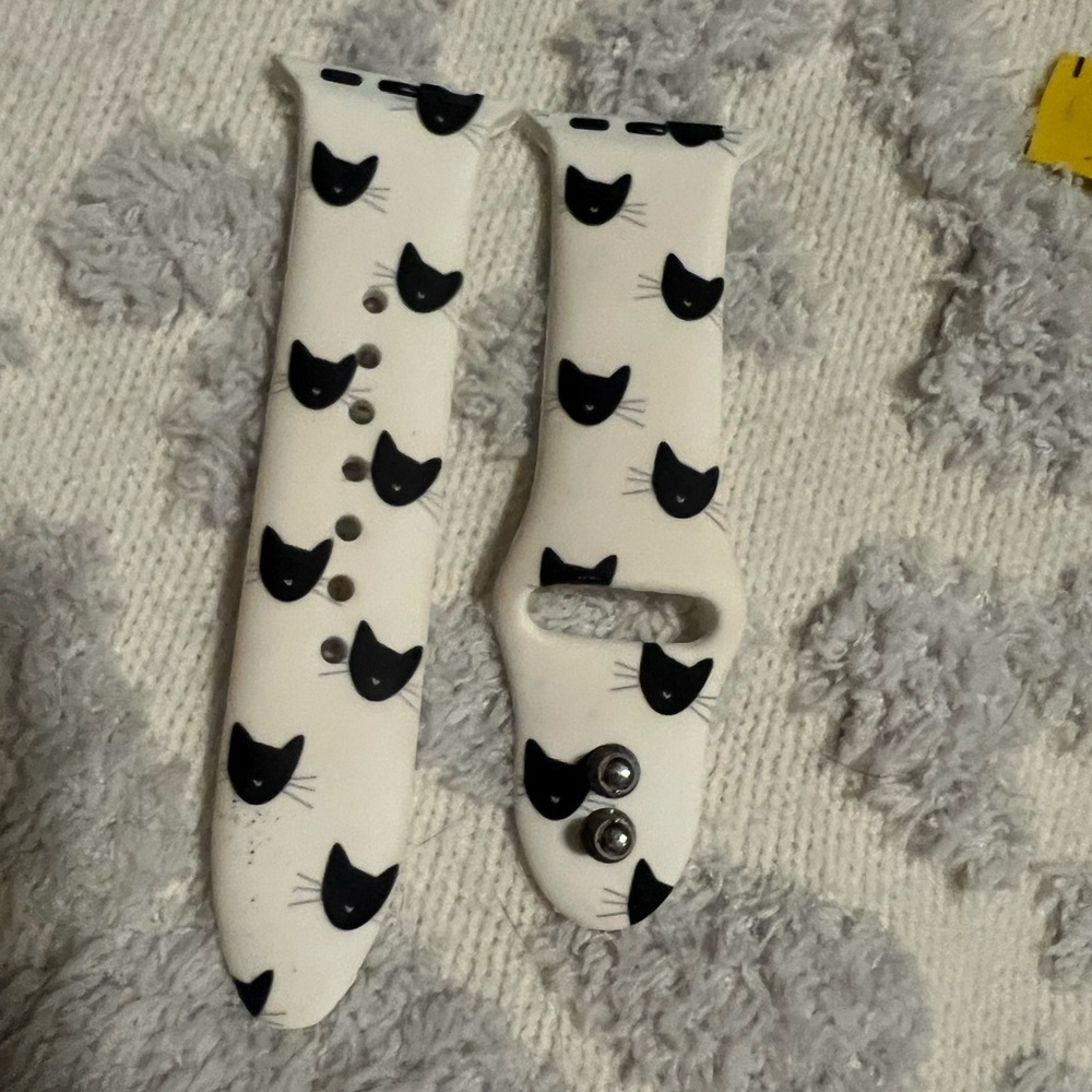 Cat Patterned Watch Band